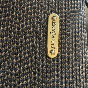 Eric Javits Men's Black and Tan Woven Bag